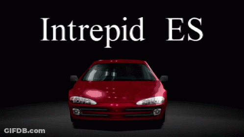 Red Dodge Intrepid GIF