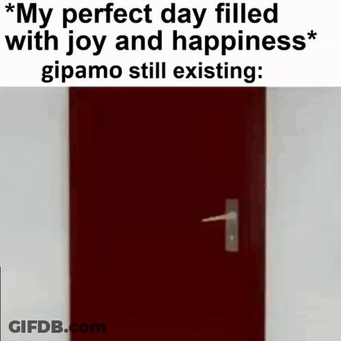 Red Door With White Handle My Perfect Day GIF