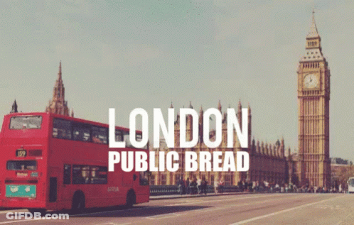 Red Double Decker Bus In London GIF