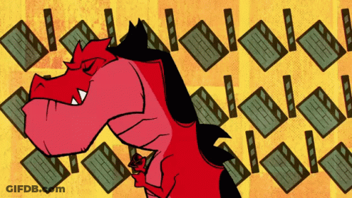 Red Dragon Cartoon GIF