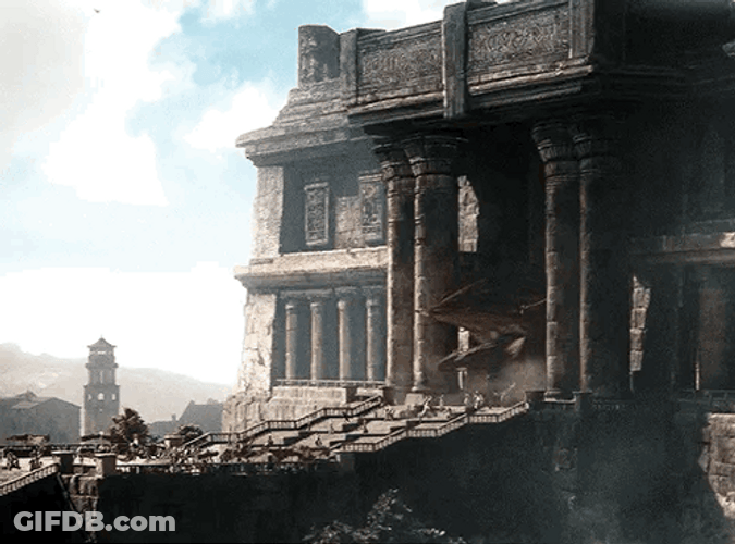 Red Dragon Queen Meleys Flying High GIF