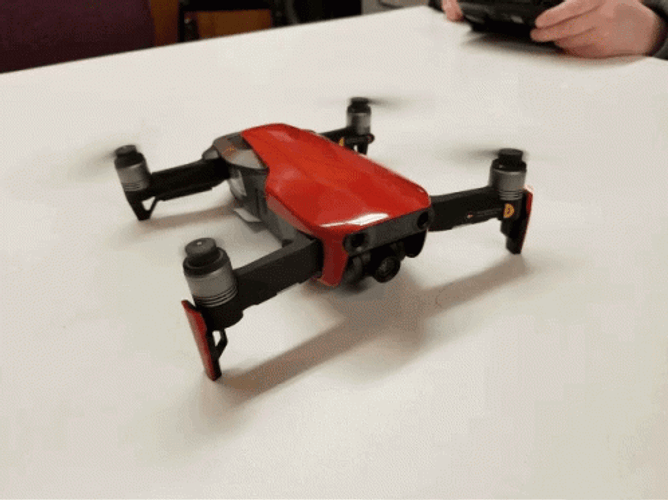 Red Drone Ready To Fly GIF
