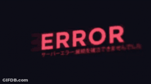 Red Error Sign With Triangle GIF