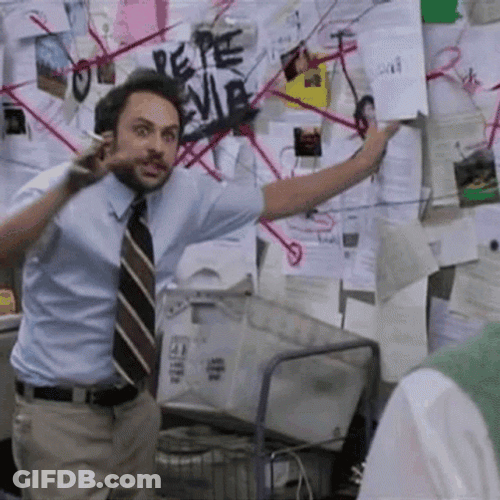 Red Eyes Man Planning Conspiracy GIF
