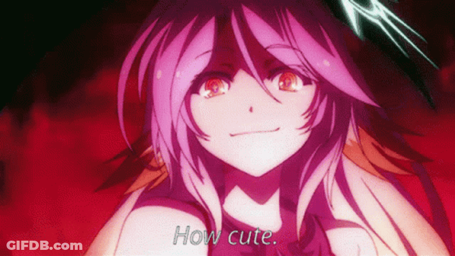Red Eyes No Game No Life Jibril Anime GIF