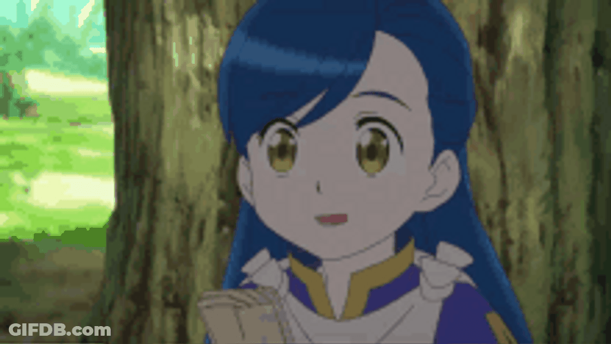 Red Face Anime Girl Myne Ascendence Of Bookworm GIF