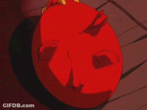 Red Face Screaming Wide Open Mouth GIF