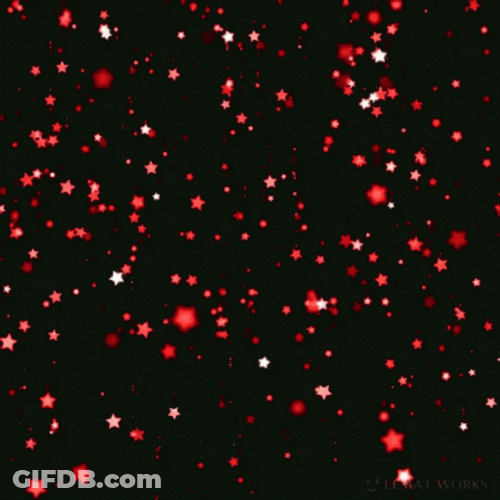 Red Falling Confetti GIF