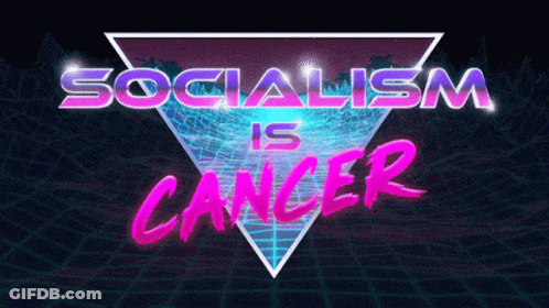 Red Flag Hammer Sickle Star GIF