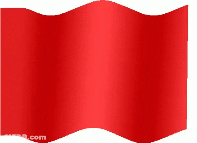 Red Flag Wave GIF