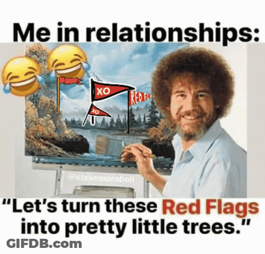 Red Flags To Pretty Little Trees GIF