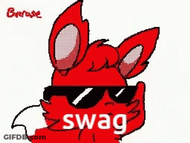 Red Foxy Taking Off Sunglasses Swag GIF