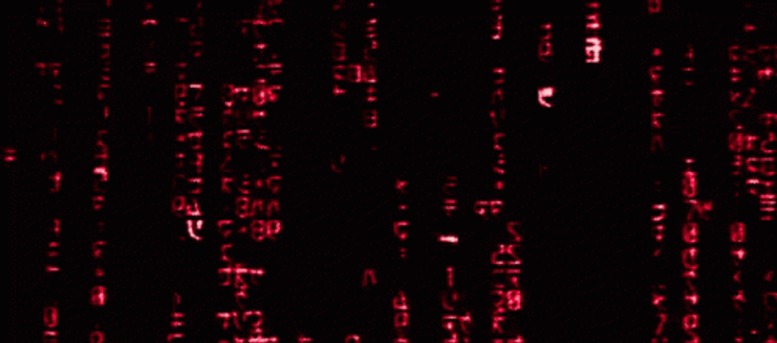 Red Hacker Matrix GIF