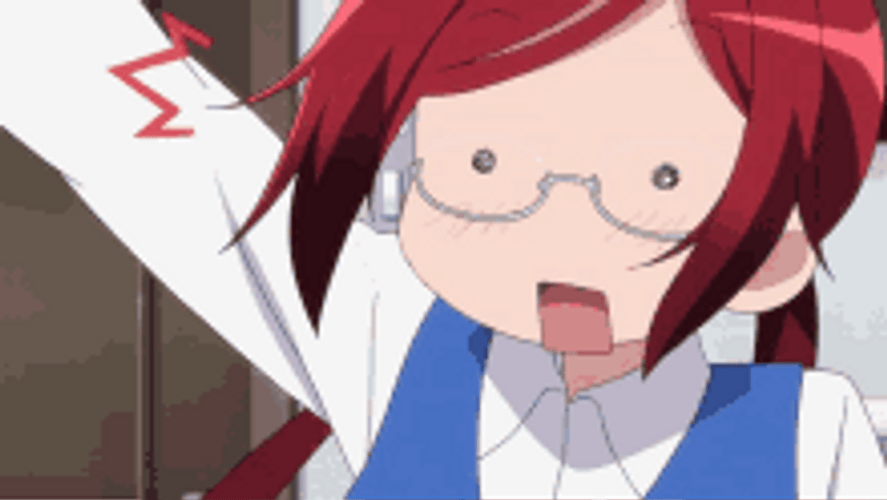 Red Hair Anime Akane Sakurada Castle Town Dandelion GIF