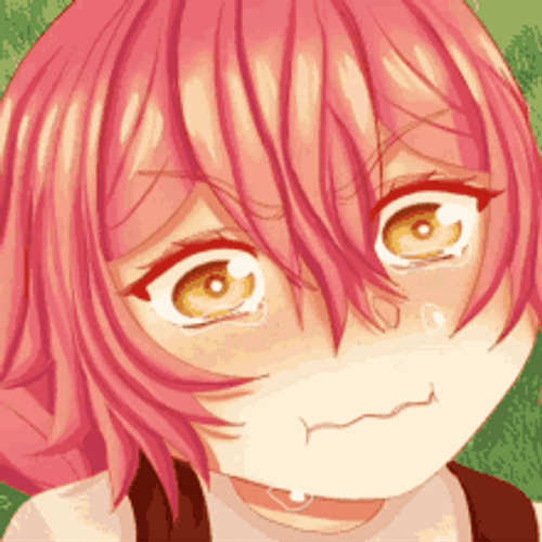 Red Hair Anime Girl Crying GIF