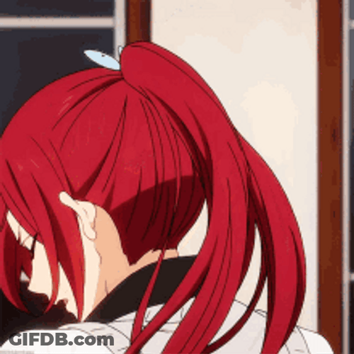 Red Hair Anime Girl Gou Matsuoka Free! GIF