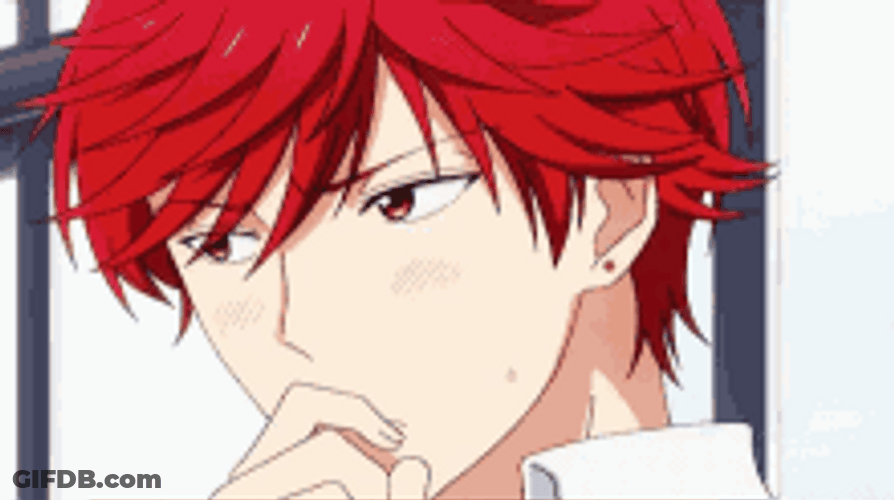 Red Hair Anime Mikoto Mikoshiba Monthly Girls' Nozaki GIF