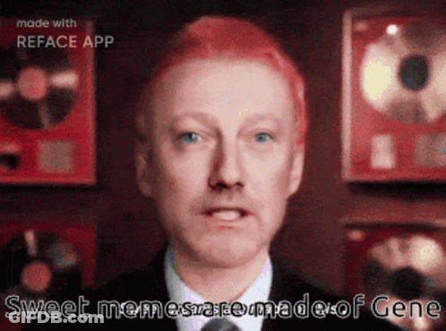 Red Hair Blue Eyes Man Making Funny Face GIF