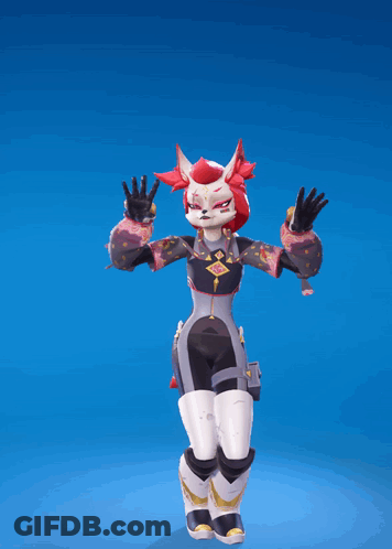 Red Hair Cartoon Character Dancing In White Pants GIF