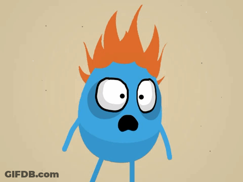 Red Hair Cartoon Character With Ahi GIF