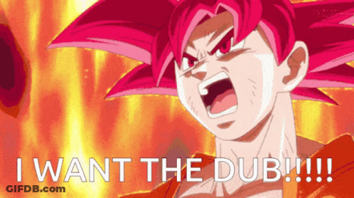 Red Hair Cartoon Screaming I Want The Dub GIF
