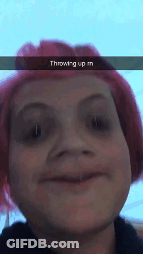 Red Hair Girl Throwing Up GIF