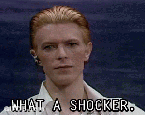 Red Hair Man In White Shirt Says What A Shocker GIF