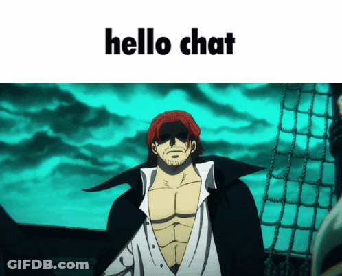 Red Hair Man Saying Hello Chat In Front Of Blue Sky GIF