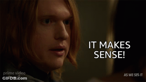Red Hair Man Saying It Makes Sense Prime Video Ad GIF