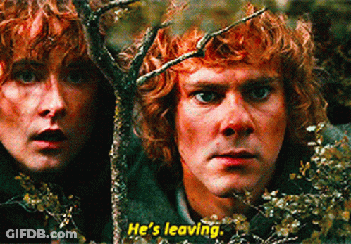Red Hair Man Says He Is Leaving GIF