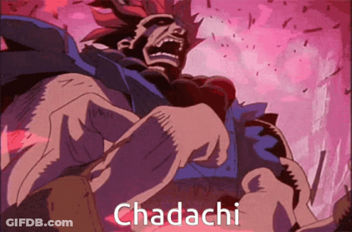 Red Hair Man With Word Chadachi GIF