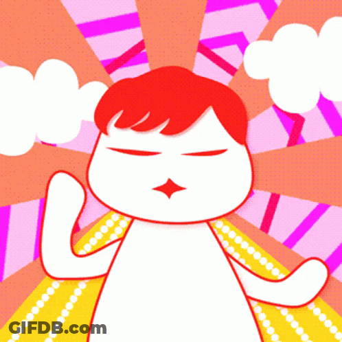 Red Hair Person With Star On Face GIF