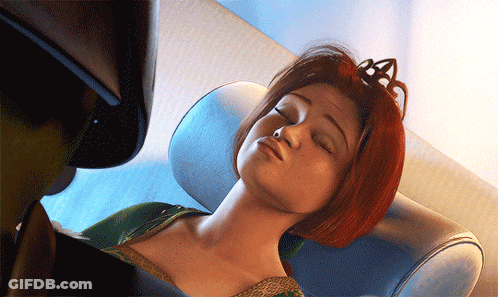 Red Hair Queen Sleeping GIF