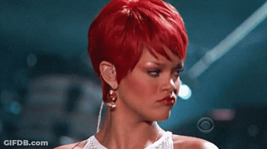 Red Hair Rhianna Yep Nod GIF