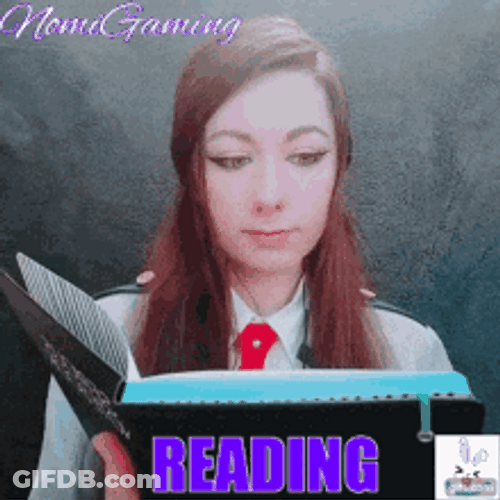 Red Hair Student Serious Reading GIF