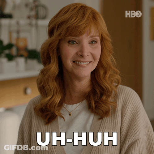 Red Hair Woman Saying Uh Huh GIF