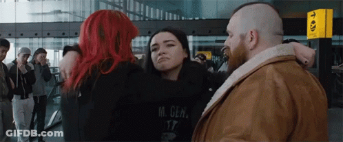 Red Hair Woman Wearing M. Gen. Tt Shirt GIF