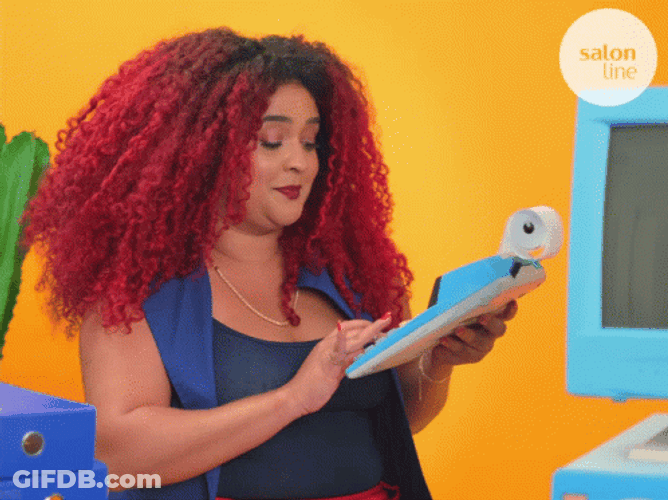 Red Haired Accountant Smiling GIF