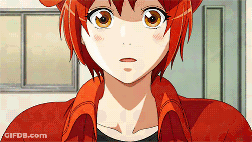 Red Haired Anime Character GIF