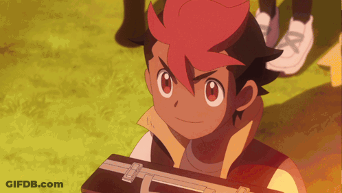 Red-Haired Boy Holding Briefcase GIF