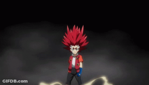 Red-Haired Boy Standing In Front Of Robot GIF