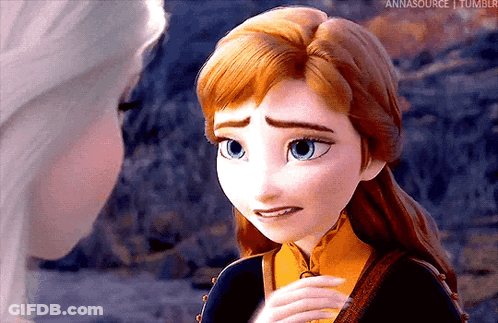 Red-Haired Cartoon Character Looking At Another GIF
