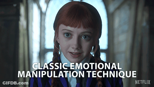 Red-Haired Girl Classic Emotional Manipulation Technique GIF