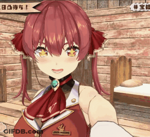 Red-Haired Girl In Front Of Waiting Sign GIF