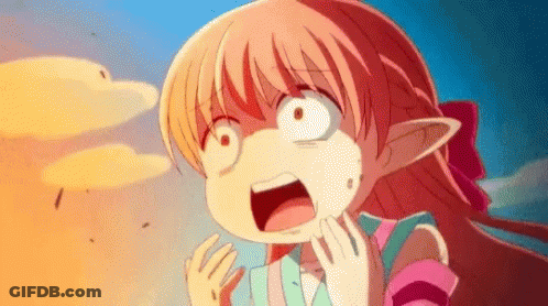 Red-Haired Girl With Ears Funny Face GIF