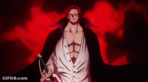Red-Haired Man Holding Sword GIF