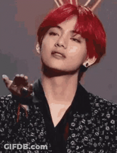 Red-Haired Man In Black Jacket And Crown GIF