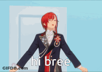 Red-Haired Man In Front Of Door Hi Bree GIF