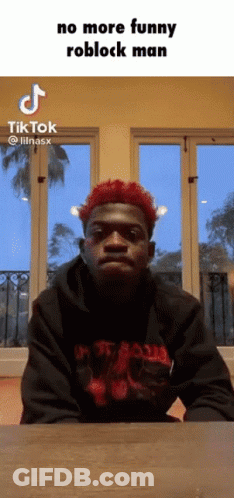 Red-Haired Man No More Funny Roblock Man GIF