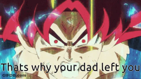 Red Haired Man Saying That's Why Your Dad Left You GIF